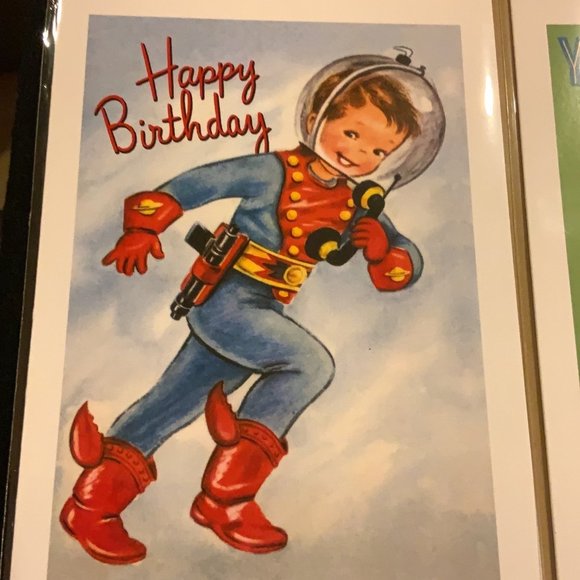 Vintage Look - New Stock - Made in USA - Lot of 7 - Happy Birthday, Get Well, +1 - Picture 2 of 11